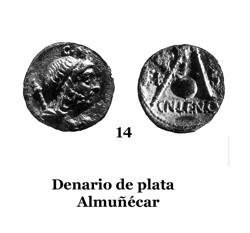 14Denario de plata de Almuñécar 14