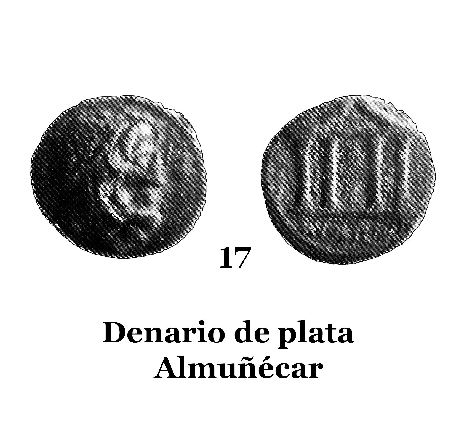 17Denario de plata de Almuñécar 17