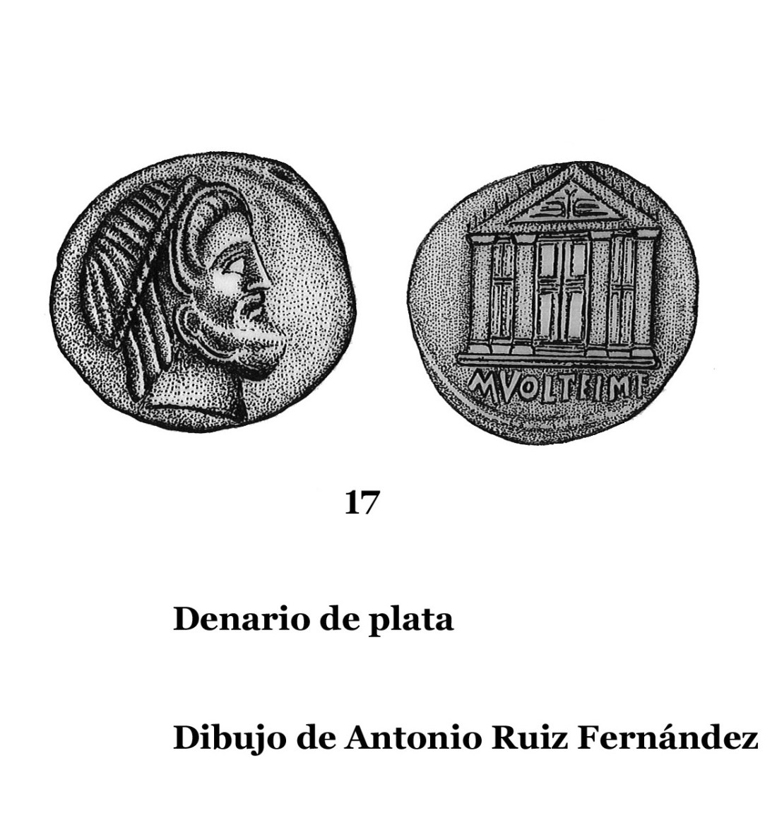 17DENARIOS DE PLATA, DIBUJOS 17
