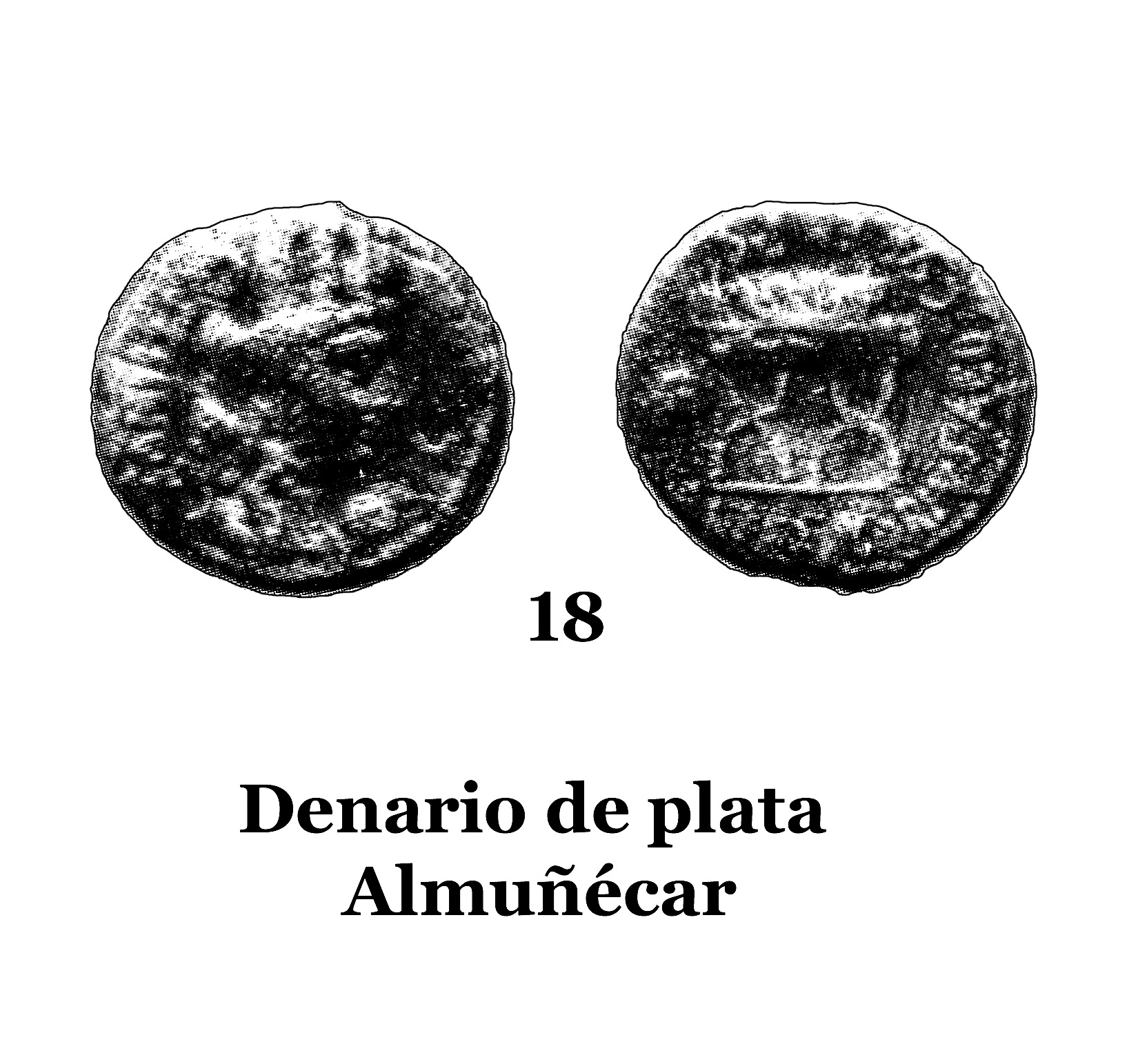 18Denario de plata de Almuñécar 18