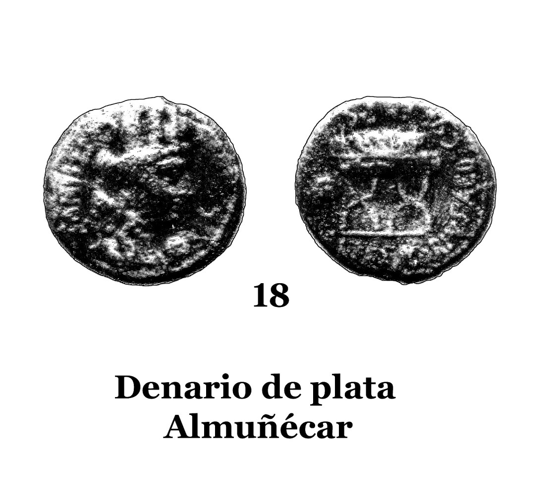 18Denario de plata de Almuñécar 18