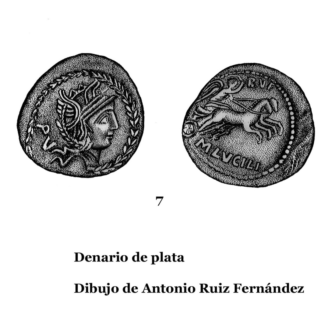 7DENARIOS DE PLATA, DIBUJOS 7