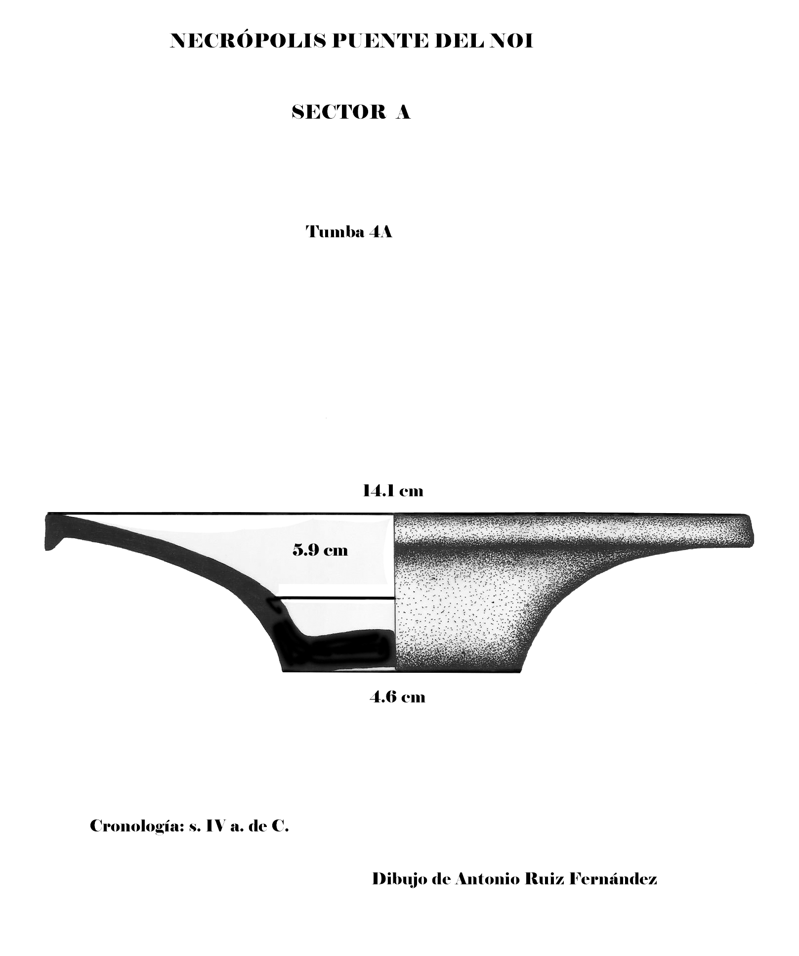 Material T4 4A3Tumbas de Puente del Noi 11A