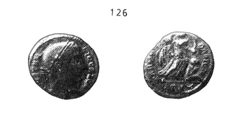 126 MONEDAS DIBUJOS CONSTANTINO I EL GRANDE