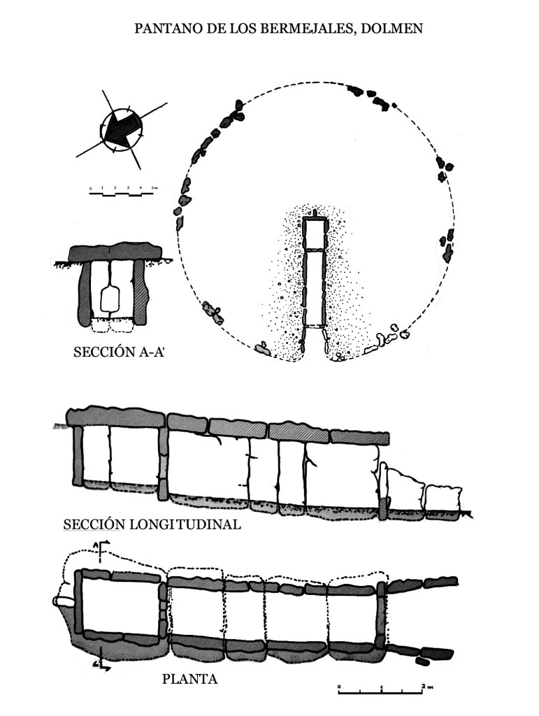 La imagen tiene un atributo ALT vacío; su nombre de archivo es 40-pantano-de-los-bermejales-planta-y-seccion-de-tumba.jpg